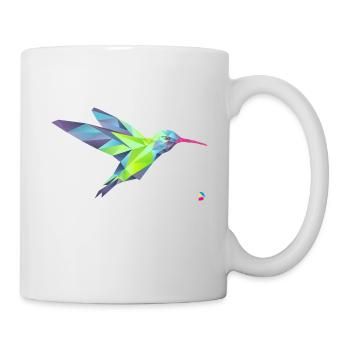 Geometric Hummingbird - Mug - white - Right