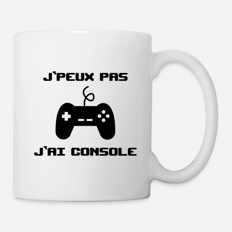 J'peux pas j'ai console - humour drôle citations - Mug blanc - blanc
