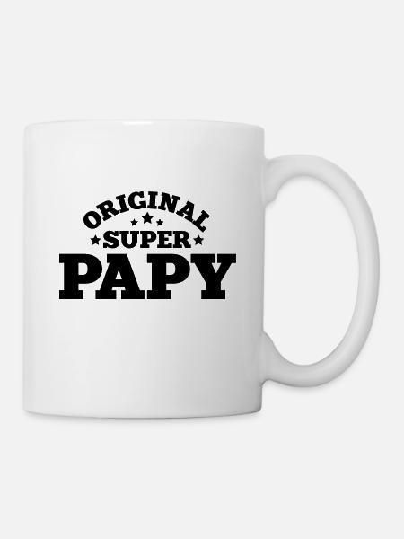original super papy - Mug blanc - blanc