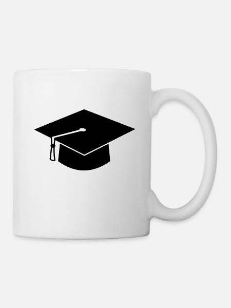 Doktor Akademiker Mütze - Tasse - Weiß
