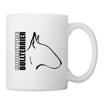 MINIATURE BULLTERRIER PROFIL - Tasse - Weiß - Rechts
