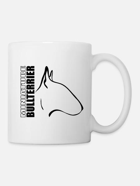 MINIATURE BULLTERRIER PROFIL - Tasse - Weiß