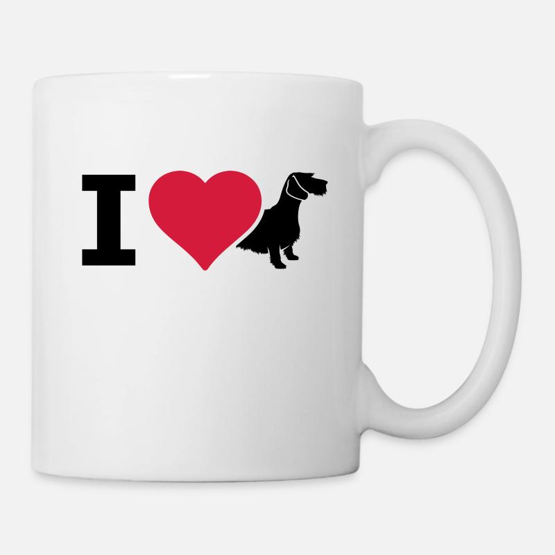 IL Dackel Rauhaardackel - Tasse - Weiß