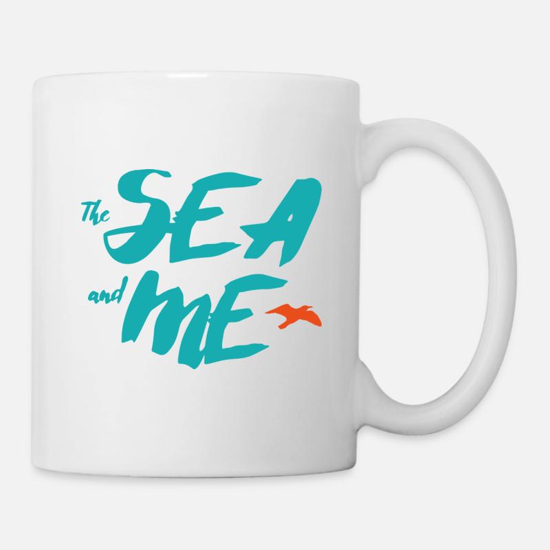 LA MER ET MOI - Mug blanc - blanc
