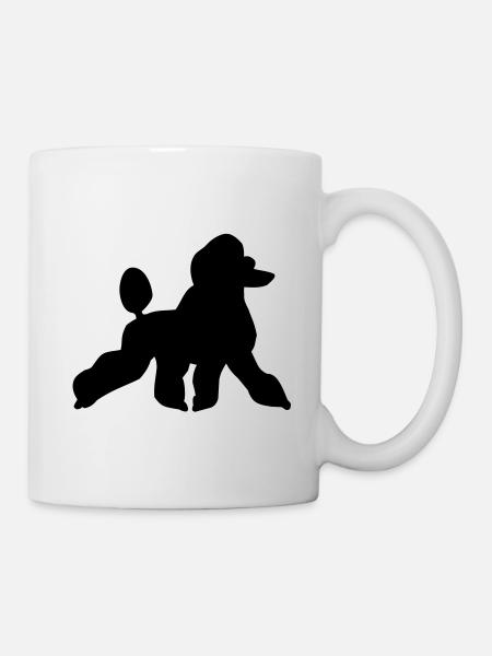 Caniche - Mug blanc - blanc