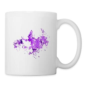 Dragon Fantasy Violet - Mug blanc - blanc - Droite