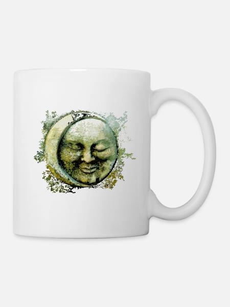 Mond und Sonne - Tasse - Weiß