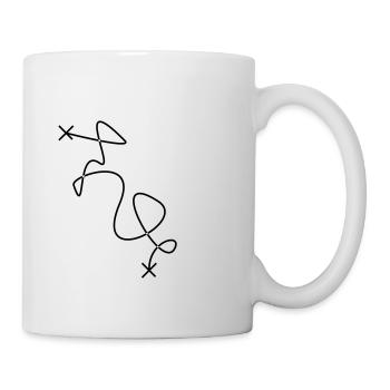Distance is a . - Tasse - Weiß - Rechts