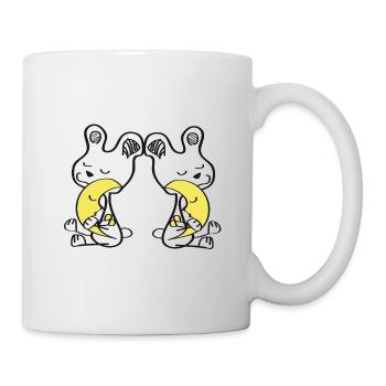 Double dort mieux - Mug blanc - blanc - Droite