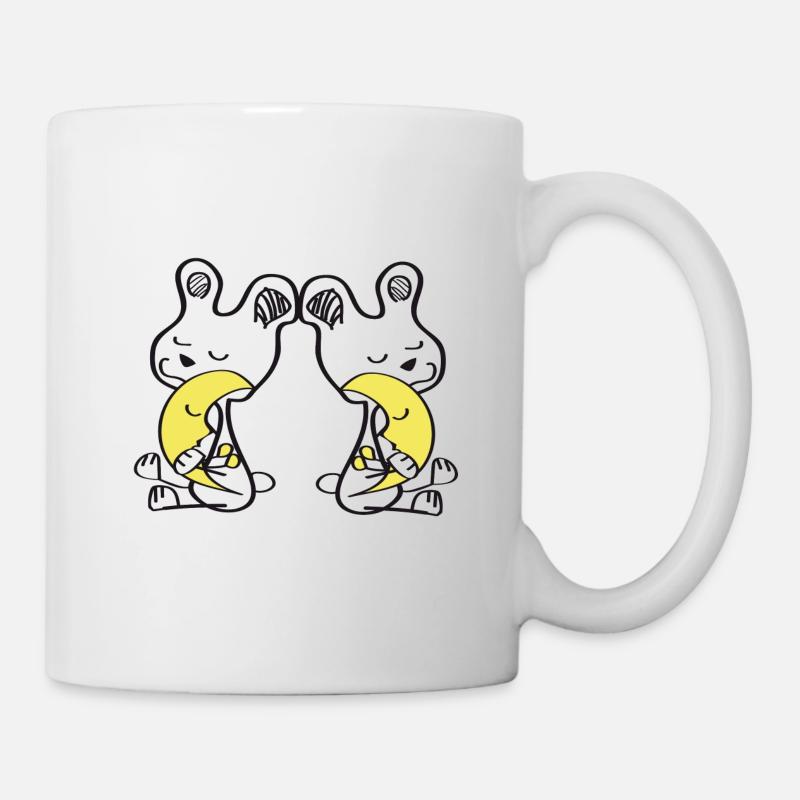 Double sleeps better - Mug - white