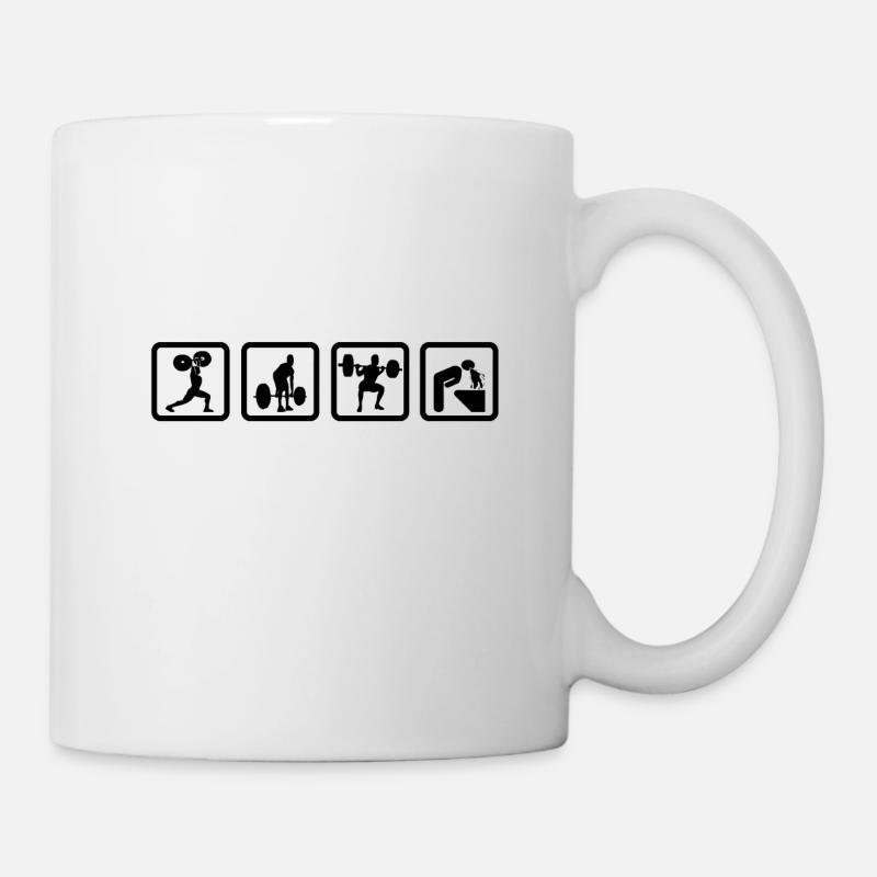 Lustiges Sport Design - Tasse - Weiß