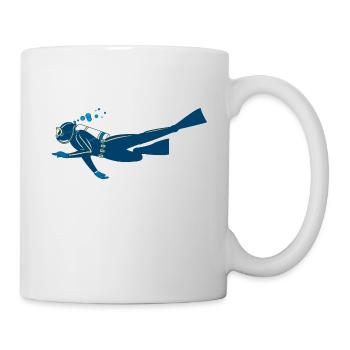 Diving Diving Snorkeling Vacation Sea Swim - Mug - white - Right