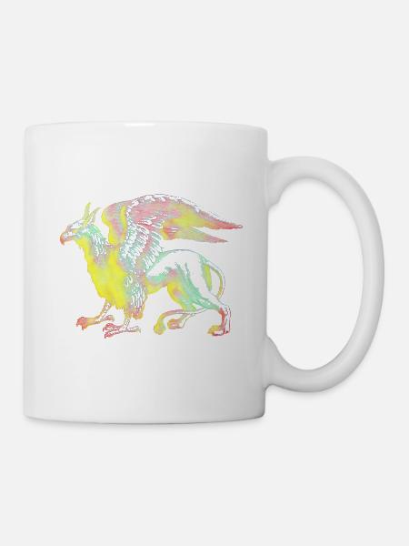 Mythical creatures colorful - Mug - white