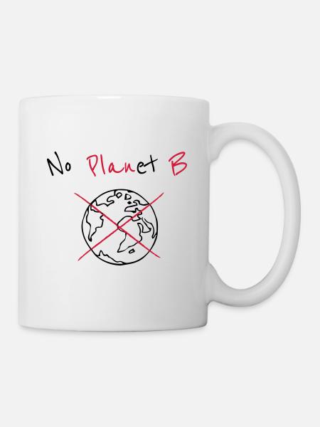 No Planet B - Protection de l'environnement et protection du climat - Mug blanc - blanc