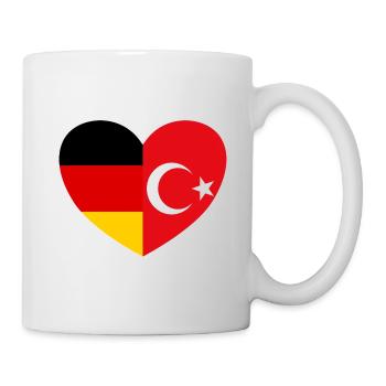 Germany - Turkey - Heart - Mug - white - Right