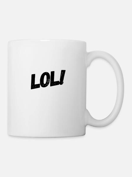lol - Mug blanc - blanc