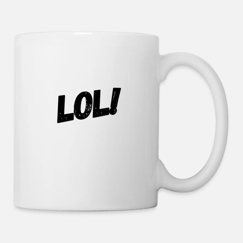 lol - Mug blanc - blanc