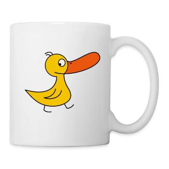 Funny duck - Mug - white - Right