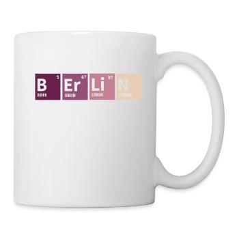 Berlin periodic table colored - Mug - white - Right