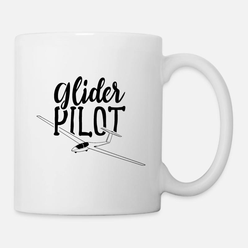 Planeur pilote planeur planeur - Mug blanc - blanc