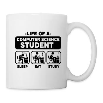 Student Informatik Programming Geschenk Nerd Admin - Tasse - Weiß - Rechts