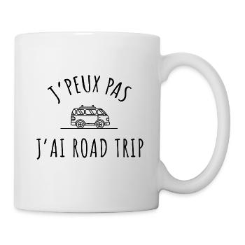 J'peux pas j'ai road trip - Mug blanc - blanc - Droite