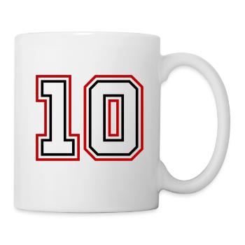 10 Number number - Mug - white - Right