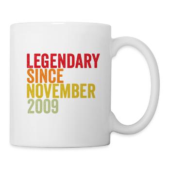 13. Geburtstag 13 Jahre November 2009 - Tasse - Weiß - Rechts