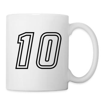 10 Number number - Mug - white - Right