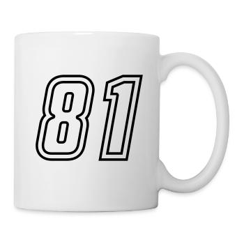 81 Number number - Mug - white - Right