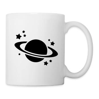 Saturn Icon icon - Mug - white - Right