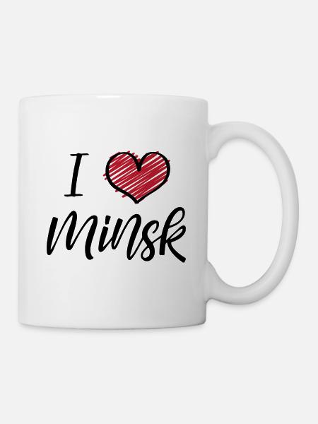 I Love Minsk - Tasse - Weiß