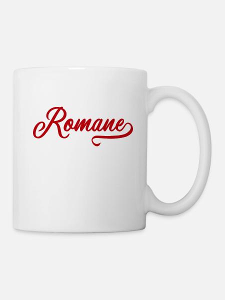 Romane - Vorname - Tasse - Weiß