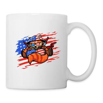 Roter Panda - Tasse - Weiß - Rechts