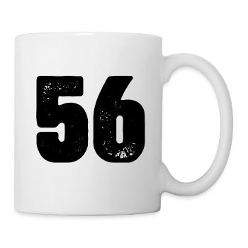 56 Number jersey - Mug - white - Right