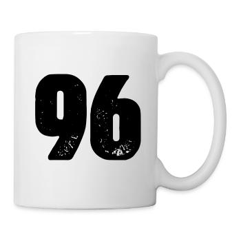 Maillot à 96 numéros - Mug blanc - blanc - Droite
