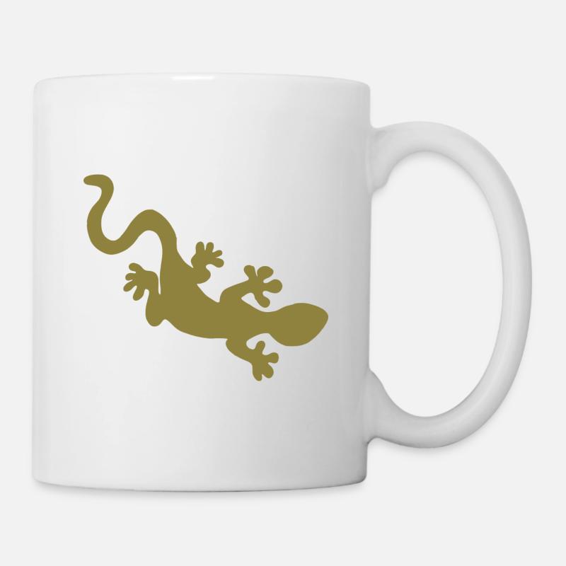 Gecko - Tasse - Weiß