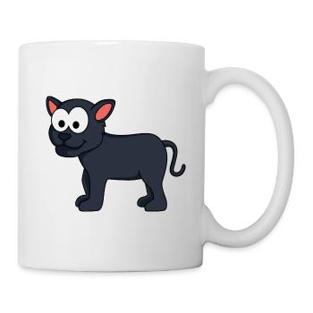 Panther Comic Animal - Mug blanc - blanc - Droite