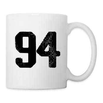 Maillot à 94 numéros - Mug blanc - blanc - Droite