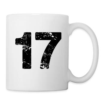 17 number jersey - Mug - white - Right