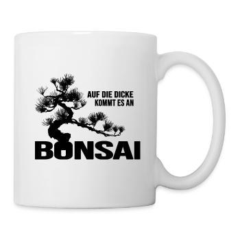 bonsai yamadori bonsai garden nebari - Mug - white - Right