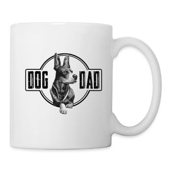 Hund Papa - Tasse - Weiß - Rechts