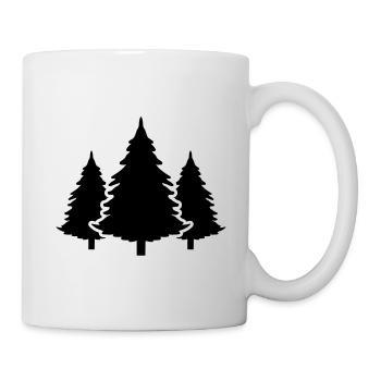 Tree Forest Fir - Mug - white - Right
