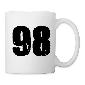 98 number jersey - Mug - white - Right