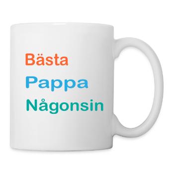 Meilleur père jamais amoureux de la fête des pères - Fête des pères - Mug blanc - blanc - Droite
