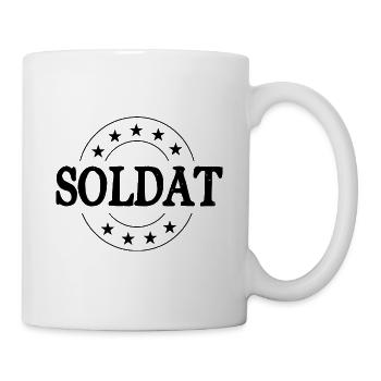 Soldat Beruf - Tasse - Weiß - Rechts