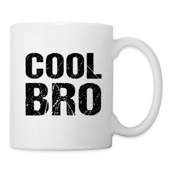 Cool Bro Bruder - Tasse - Weiß - Rechts