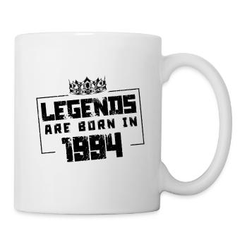 1994 legends born in - Tasse - Weiß - Rechts