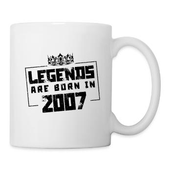 2007 Légendes nées en - Mug blanc - blanc - Droite