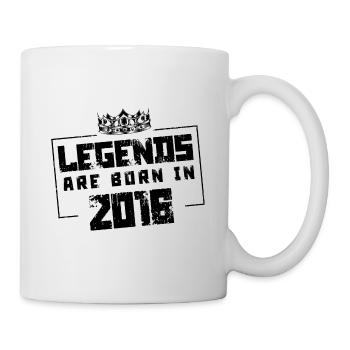 2016 Légendes nées en - Mug blanc - blanc - Droite